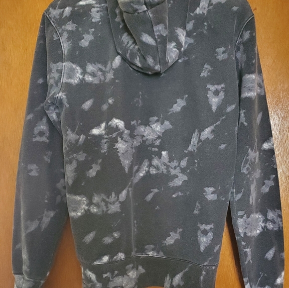 Hooded Aeropostle Sweatshirt, Grey Tye-dye, Size Adult Small - Picture 2 of 4